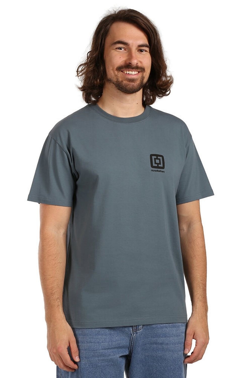 T-Shirt Horsefeathers Mini Logo - Storm - men´s