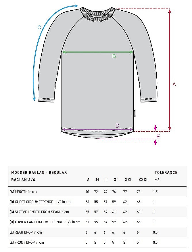 T-Shirt Horsefeathers Mocker Raglan - Storm - men´s