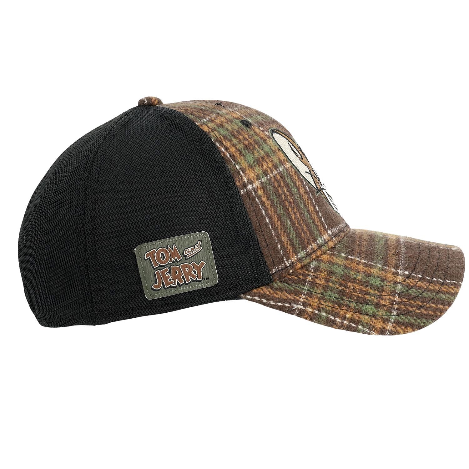Kappe Capslab Tom and Jerry Flannel Trucker - Chocolate/Green/Black - men´s