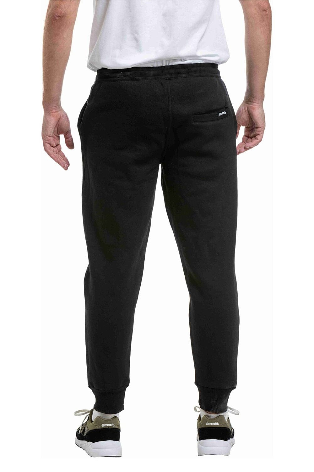 Jogginghose Meatfly Joy - Black/White - men´s