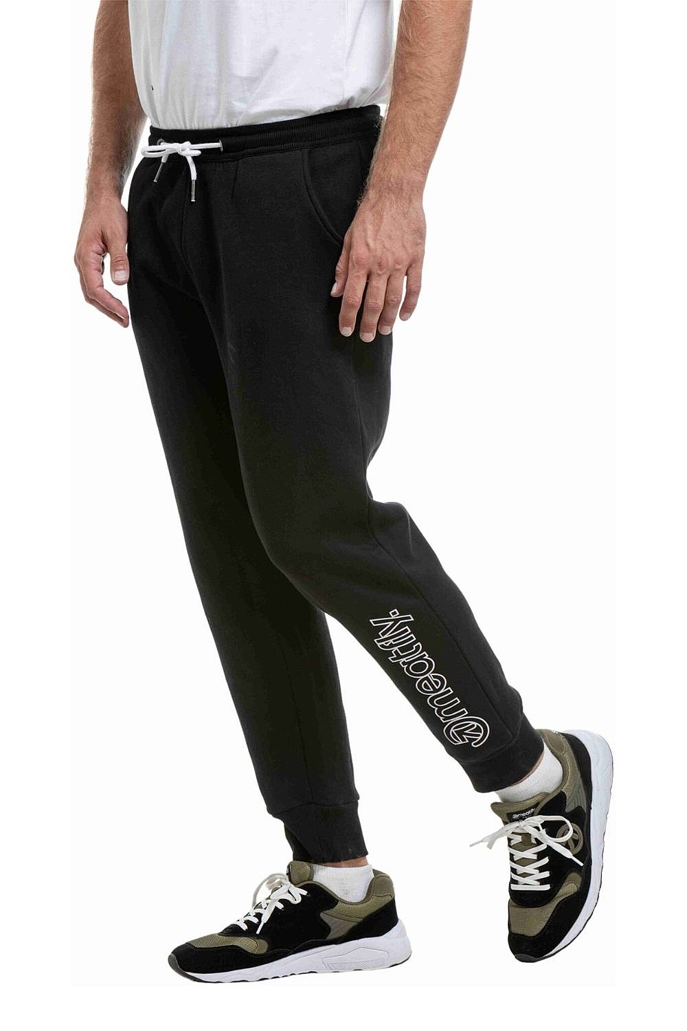 Jogginghose Meatfly Joy - Black/White - men´s