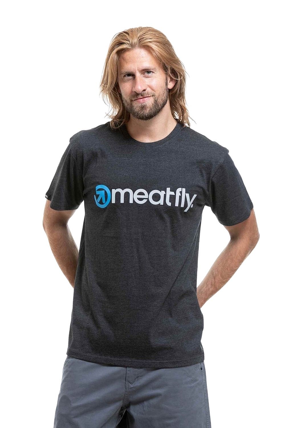 T-Shirt Meatfly Joe - Charcoal - men´s