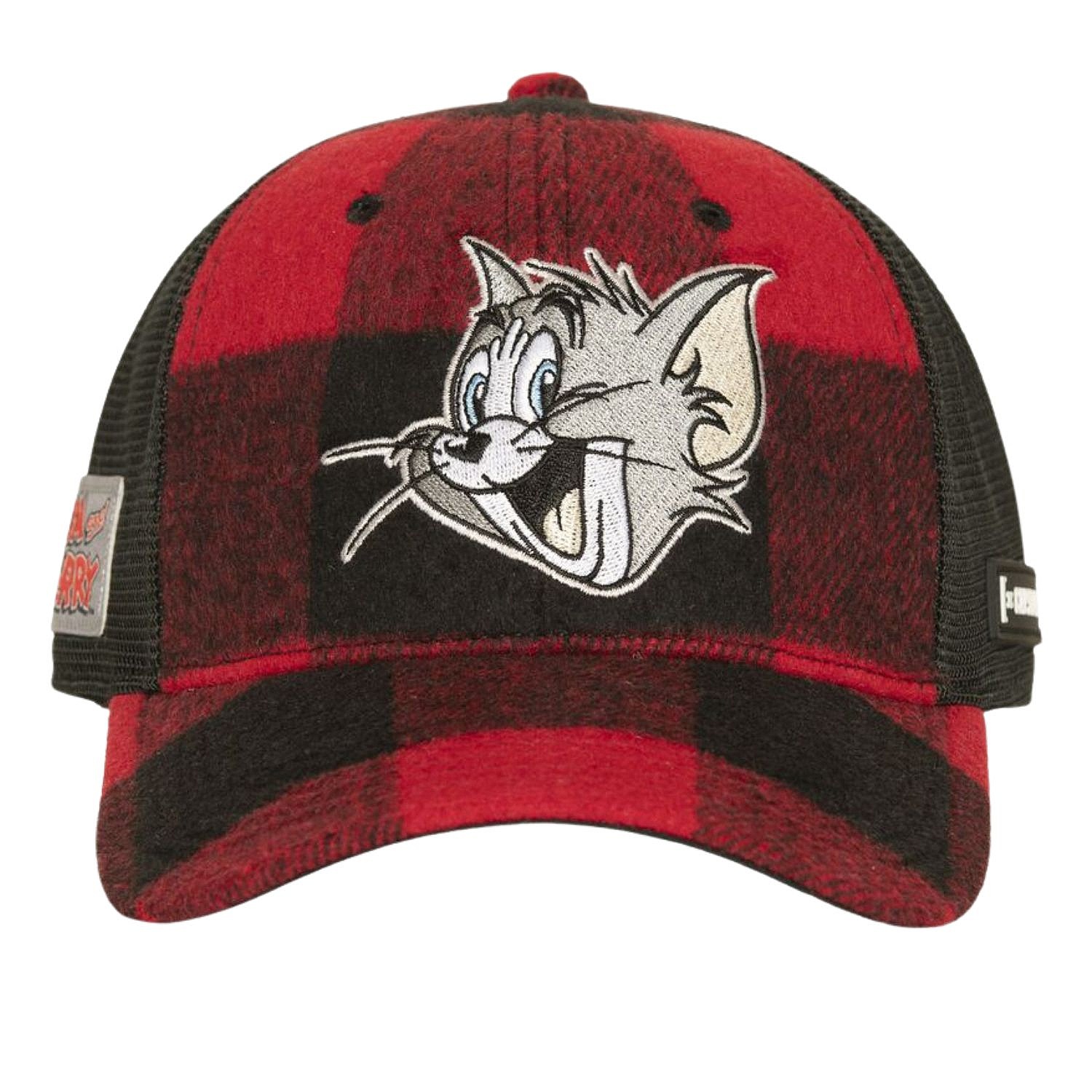 Kappe Capslab Tom and Jerry Flannel Trucker - Red/Black - men´s