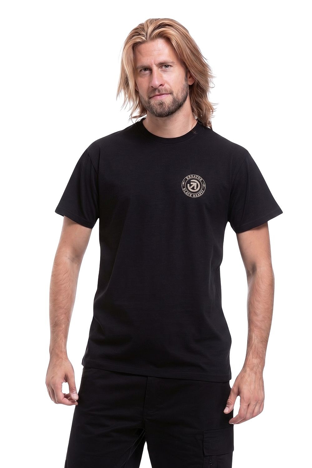 T-Shirt Meatfly Black Heart - Skull Black - men´s