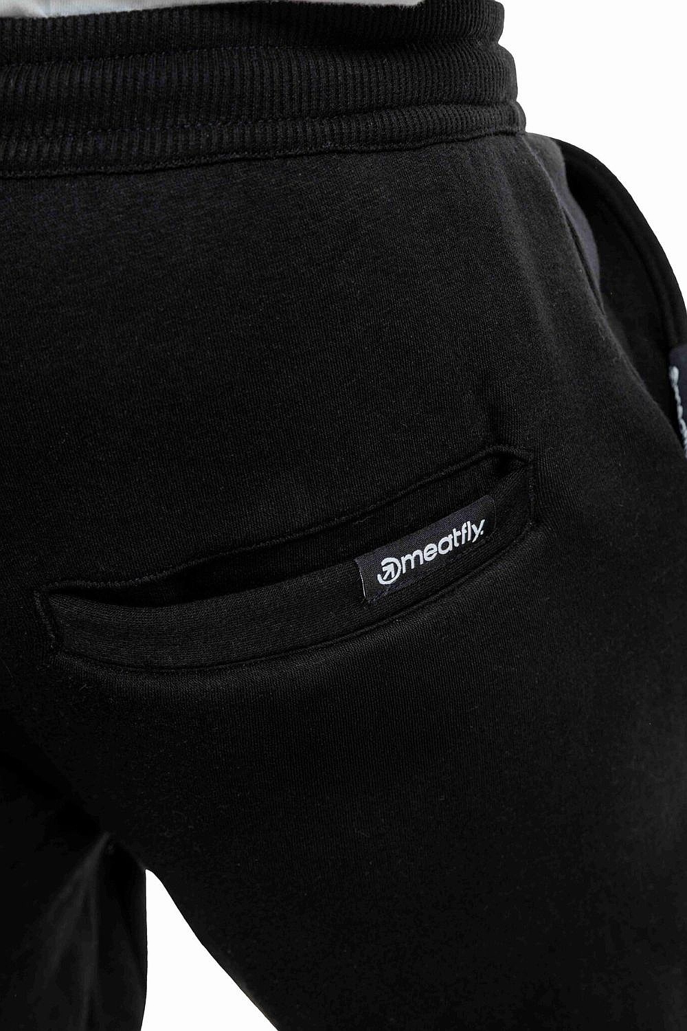 Jogginghose Meatfly Joy - Black/White - men´s