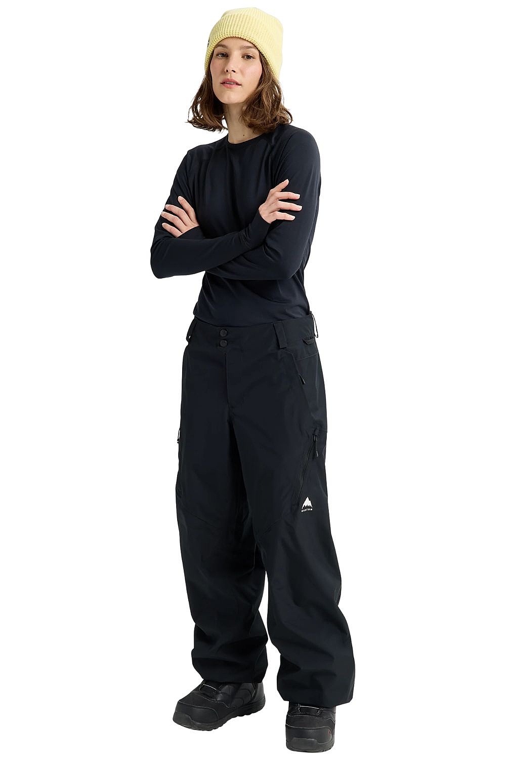 pants Burton Reserve Relaxed 2L - True Black - women´s