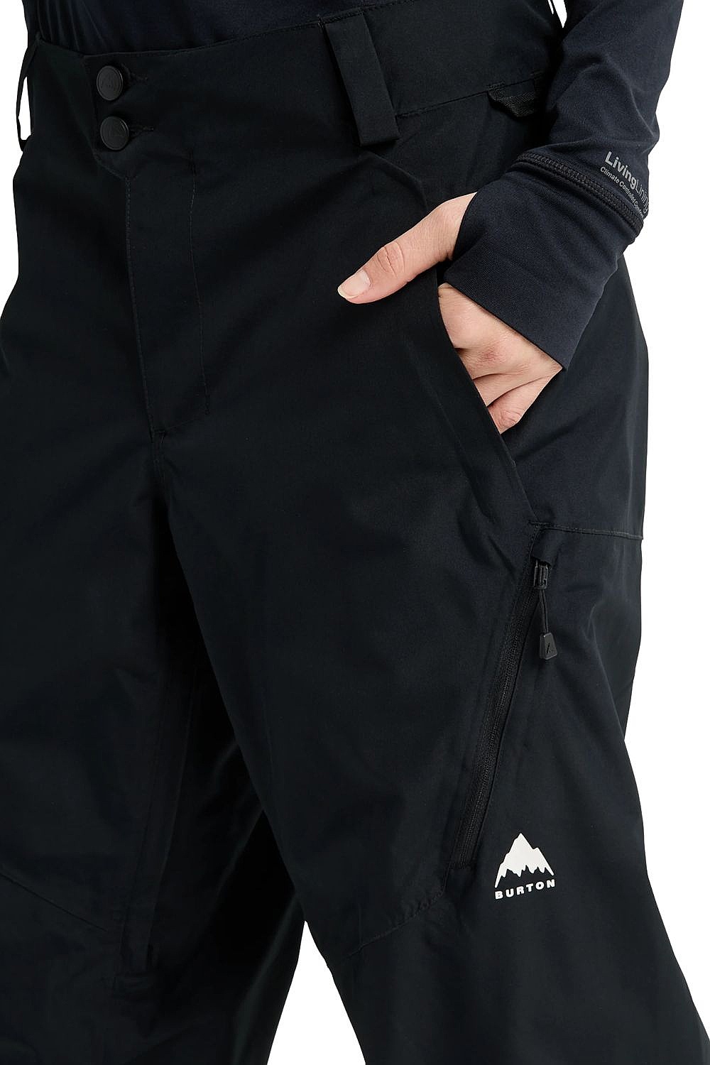 pants Burton Reserve Relaxed 2L - True Black - women´s