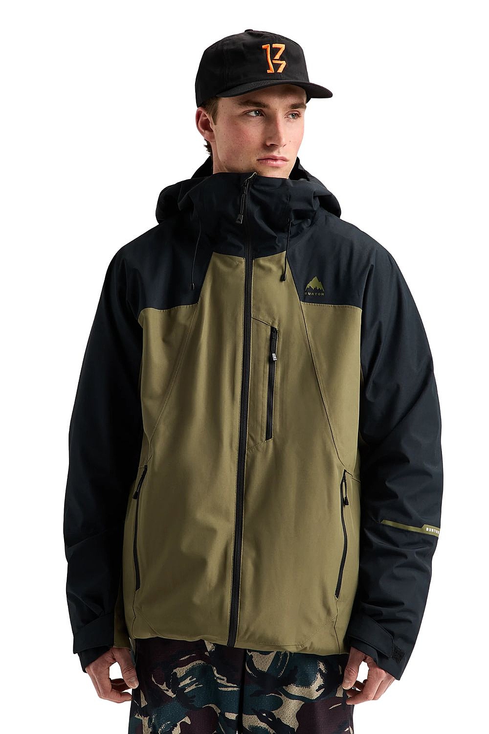 kurtka Burton Reserve 2L - True Black/Dried Moss - men´s