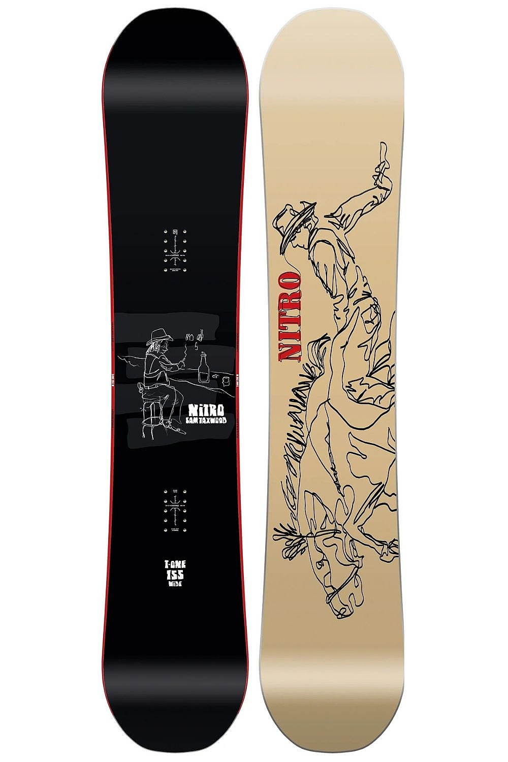 snowboard Nitro T1 Camber - Assorted - men´s