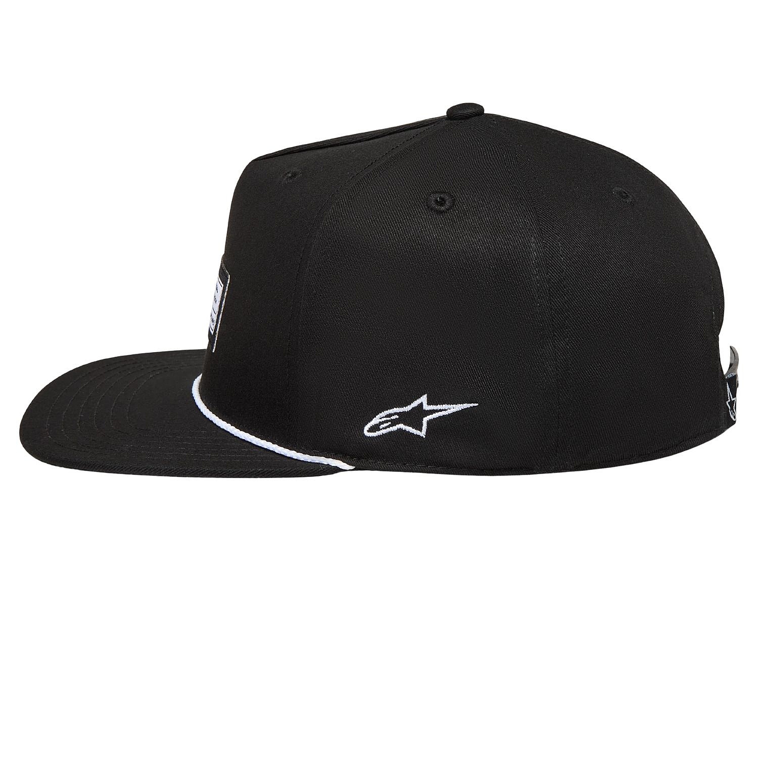 Kappe Alpinestars Label Snapback - Black - men´s