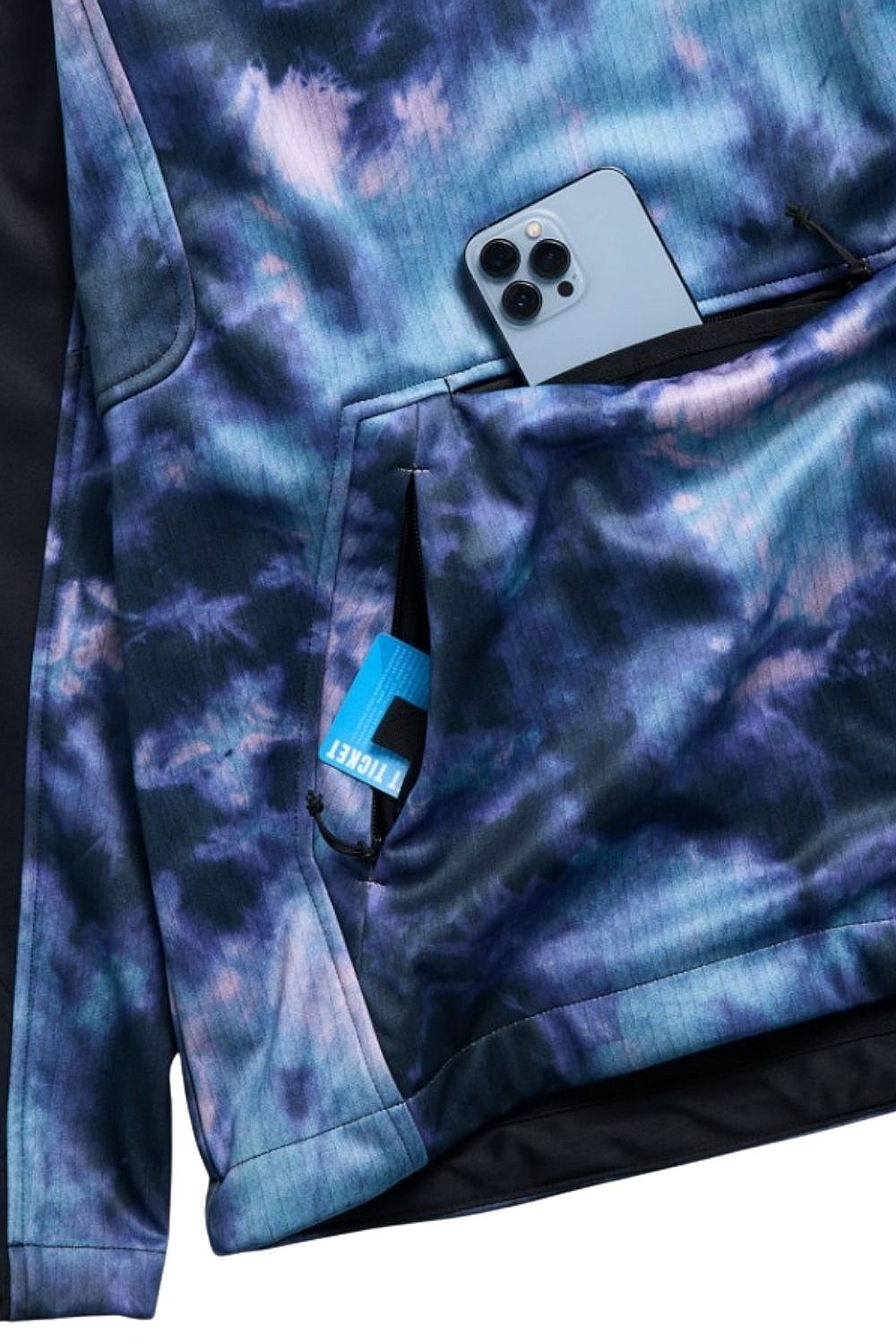 Sweatshirt Burton Crown Weatherproof Riding Pullover Hoodie - Crystal Dye/True Black