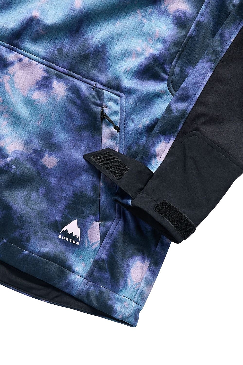 Sweatshirt Burton Crown Weatherproof Riding Pullover Hoodie - Crystal Dye/True Black