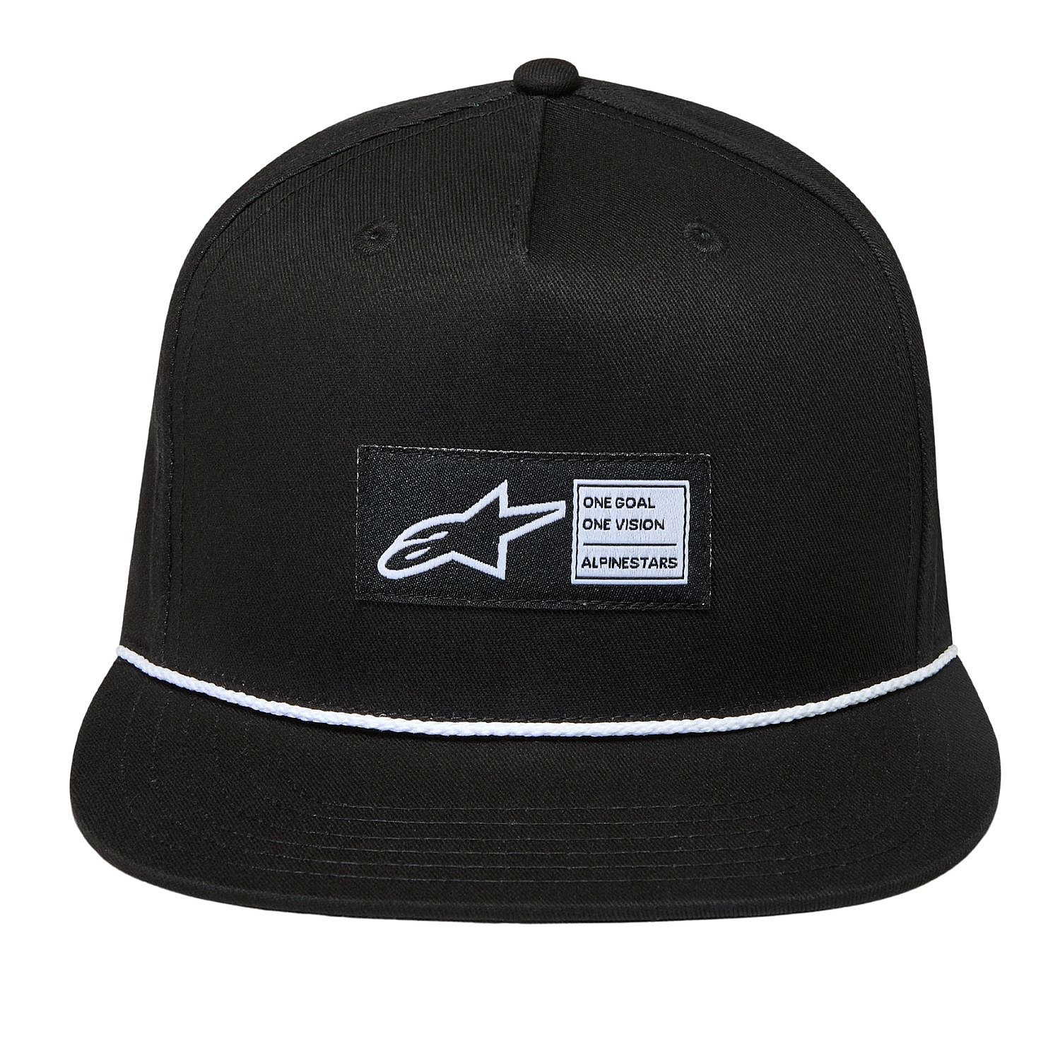 Kappe Alpinestars Label Snapback - Black - men´s