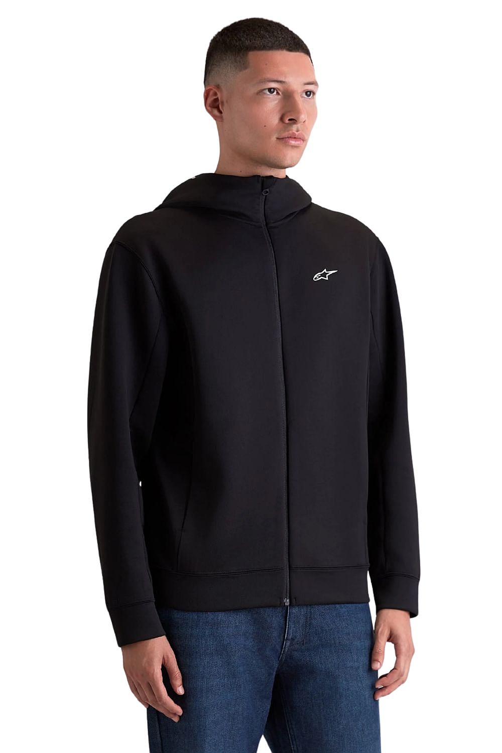 Sweatshirt Alpinestars Cyper Hoodie Zip - Black - men´s