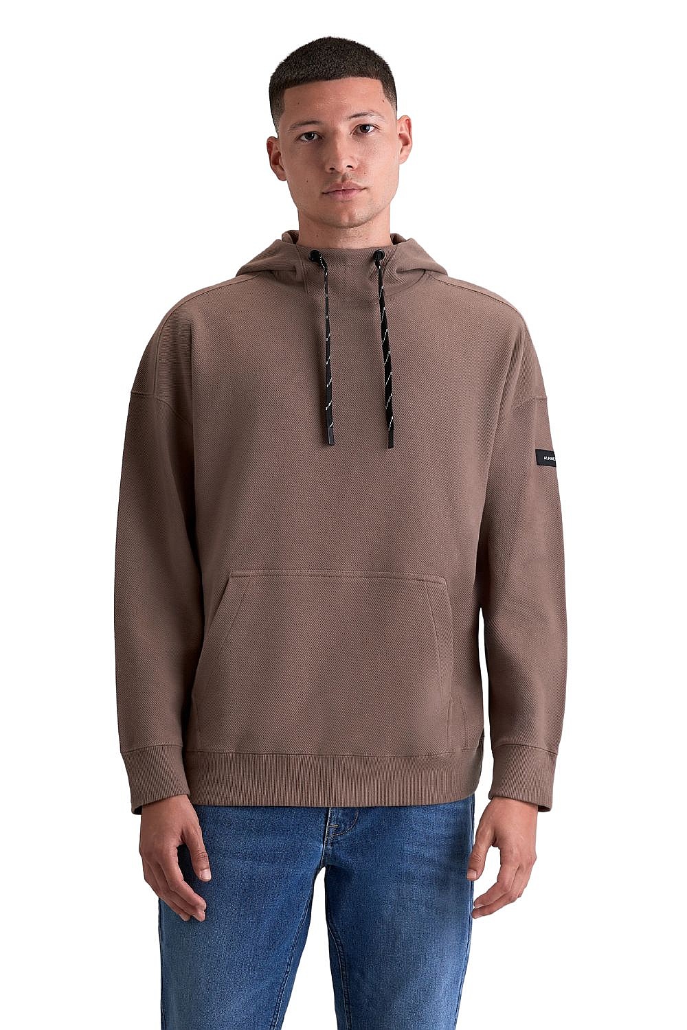 Sweatshirt Alpinestars Camino Textured Oversized Hoodie - Taupe - men´s