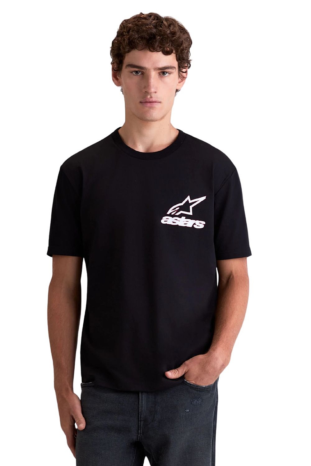 T-Shirt Alpinestars Lineout CSF - Black - men´s