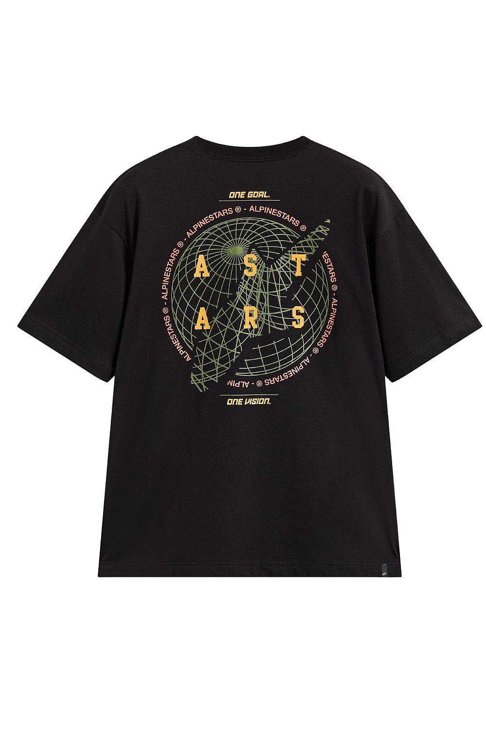 T-Shirt Alpinestars Latitude Oversized CSF - Black - men´s