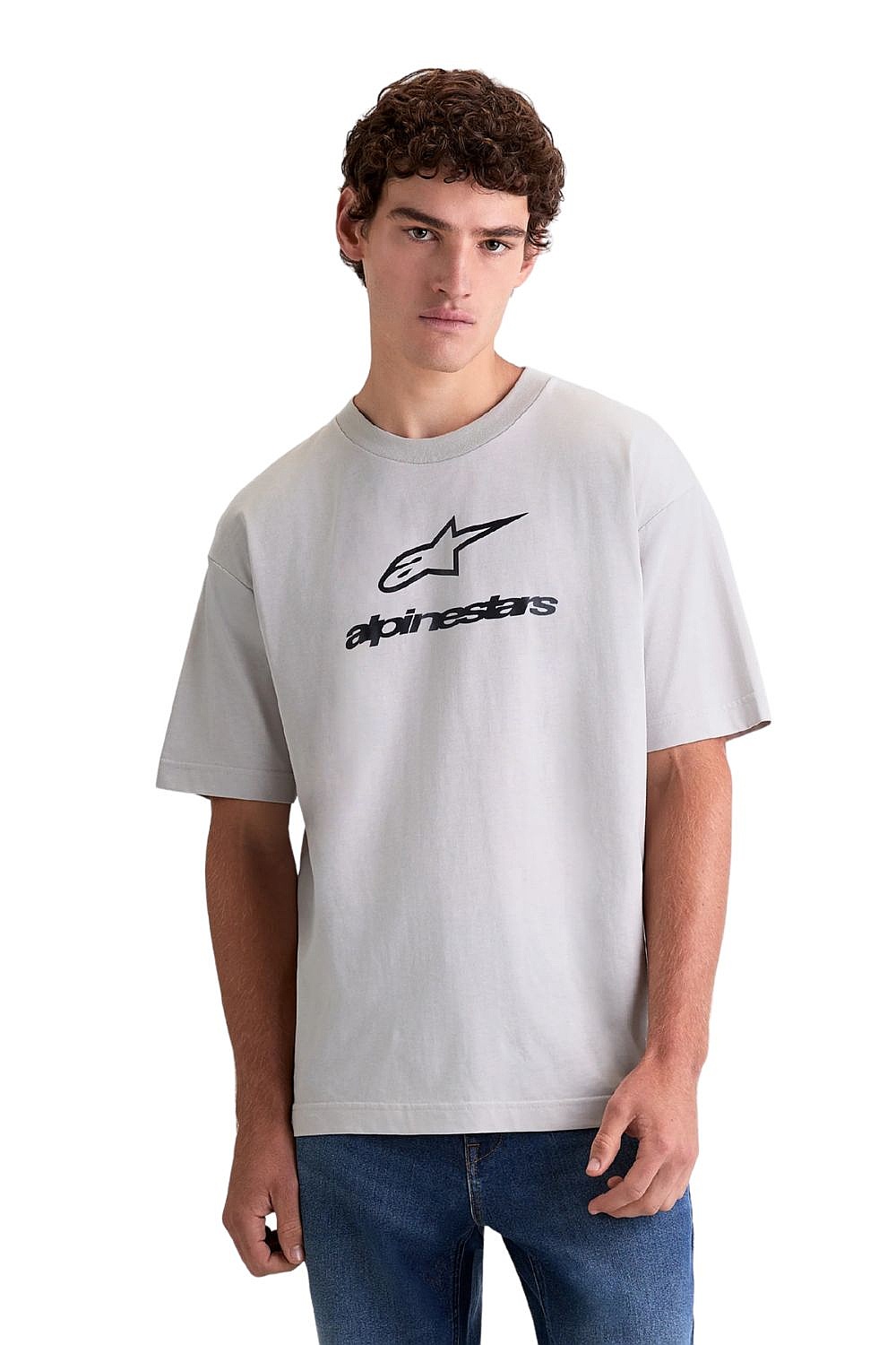 T-Shirt Alpinestars Prelude Oversized CSF - Cement - men´s