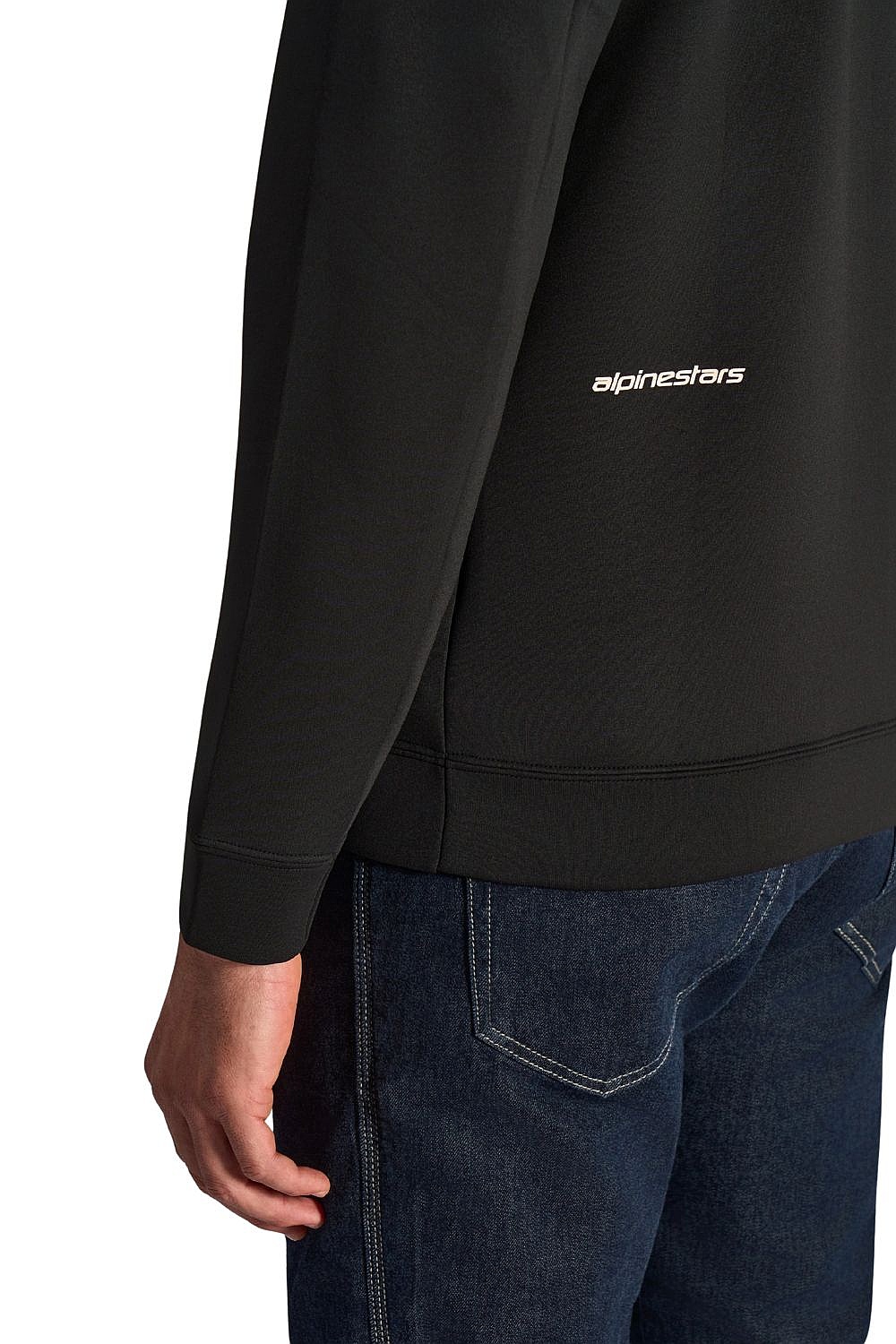 Sweatshirt Alpinestars Cyper Hoodie Zip - Black - men´s