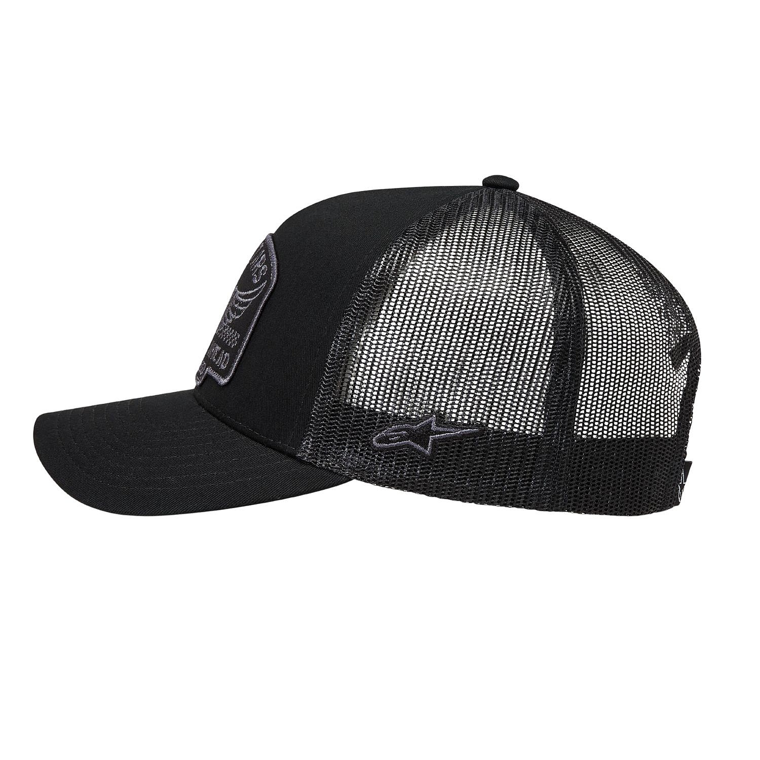 Kappe Alpinestars Heritage Patch Trucker - Black/Grey - men´s
