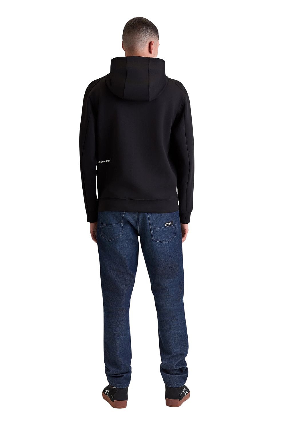 Sweatshirt Alpinestars Cyper Hoodie Zip - Black - men´s