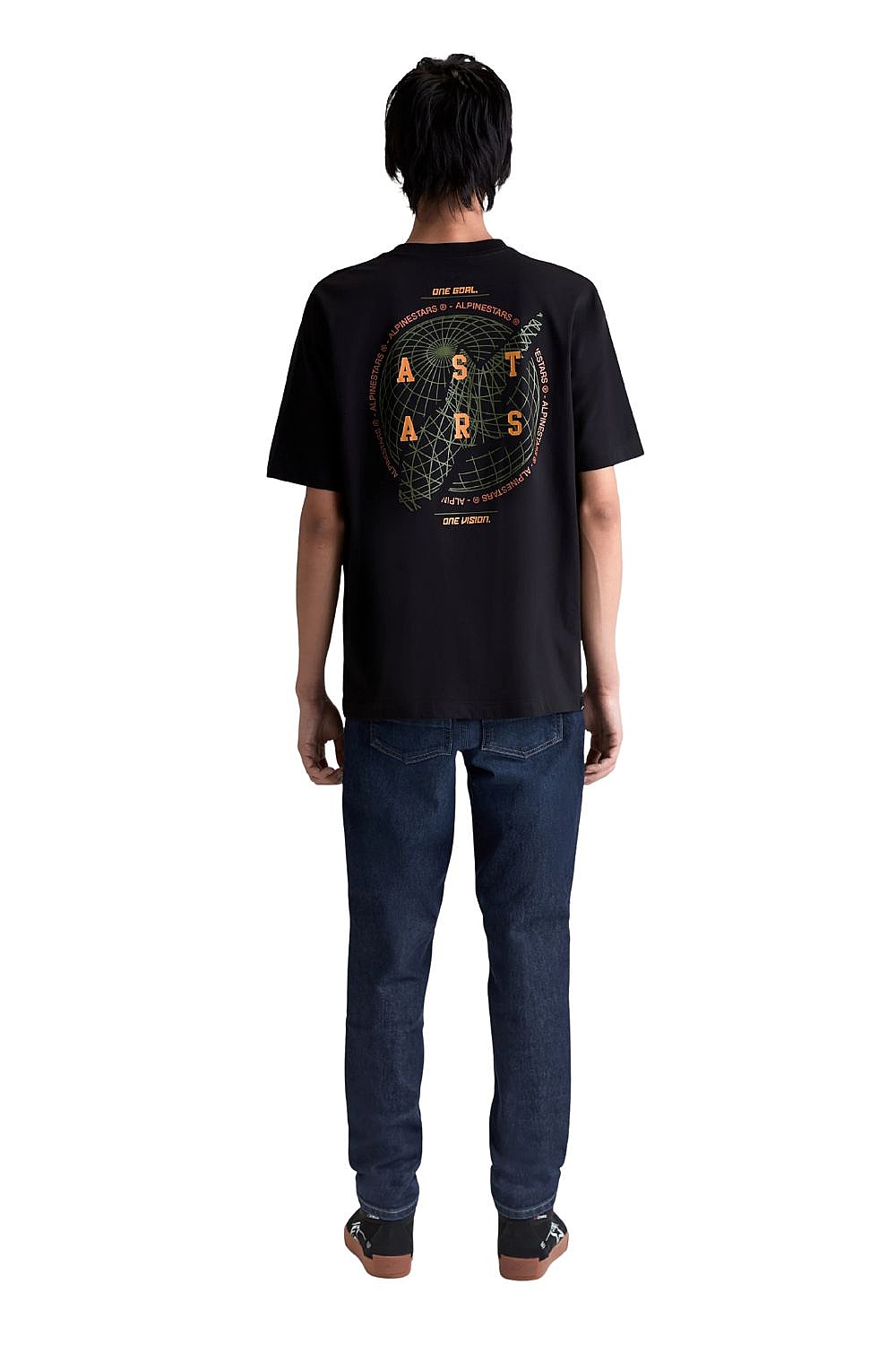 T-Shirt Alpinestars Latitude Oversized CSF - Black - men´s