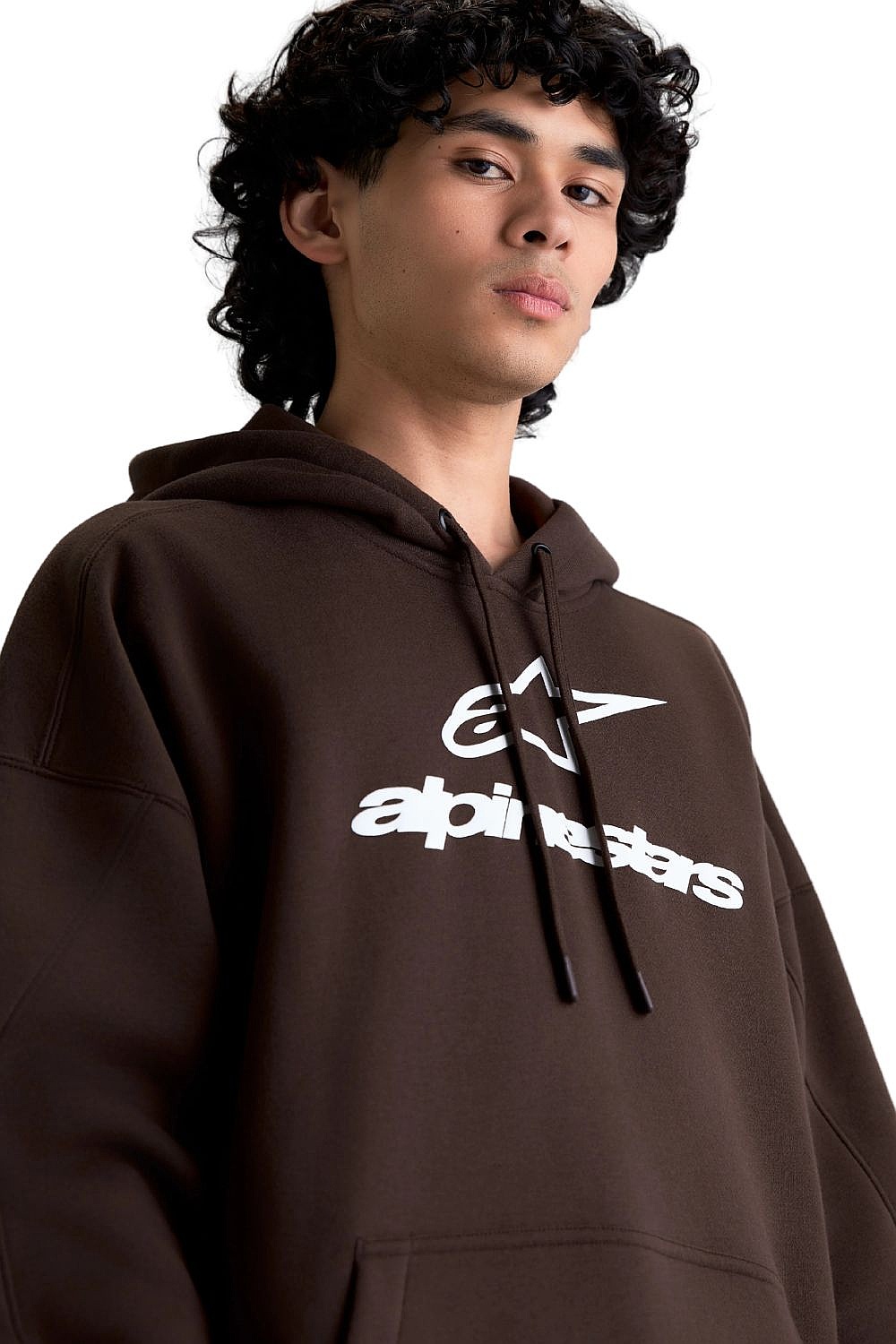 Sweatshirt Alpinestars Prelude Oversized Hoodie - Brown - men´s