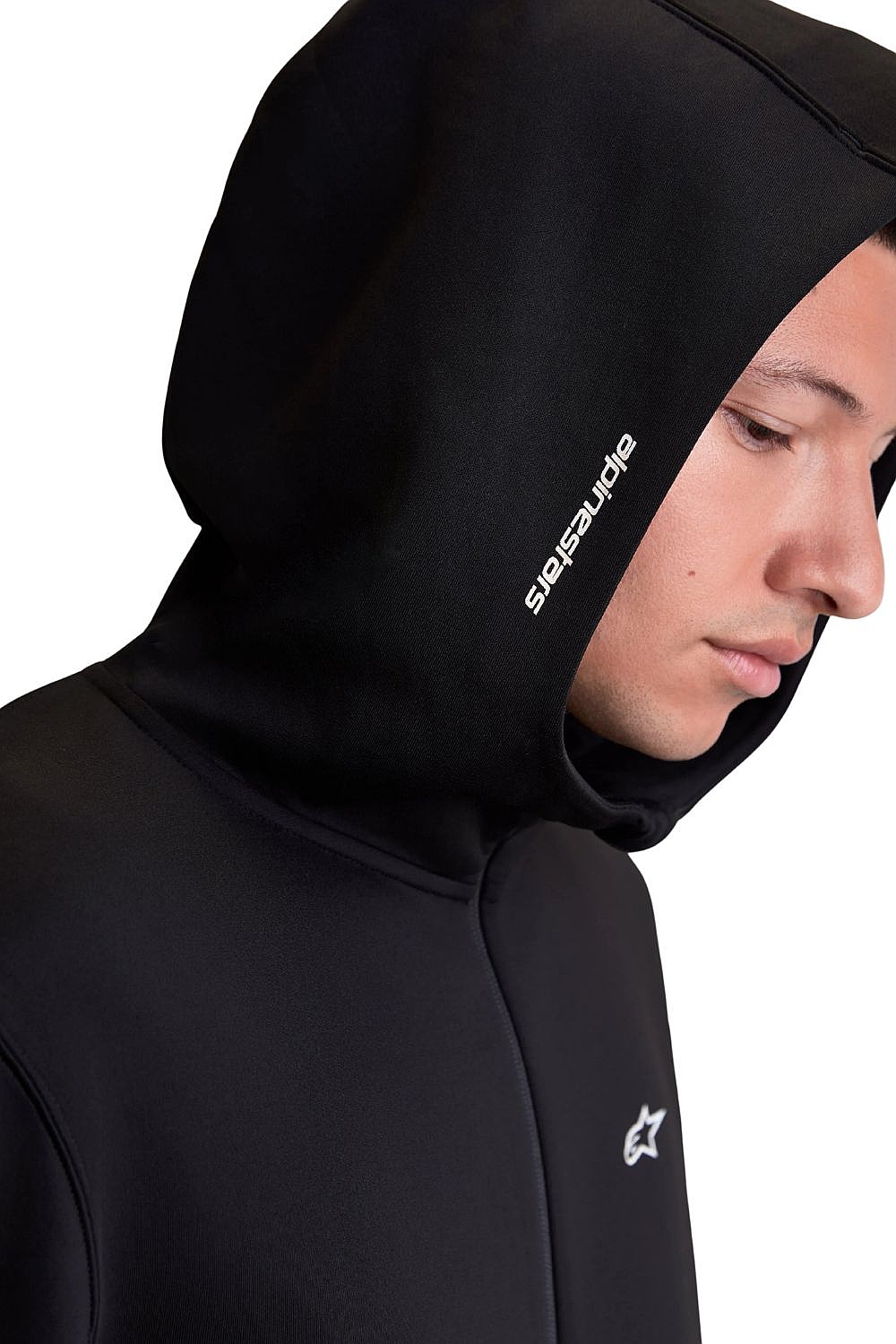 Sweatshirt Alpinestars Cyper Hoodie Zip - Black - men´s