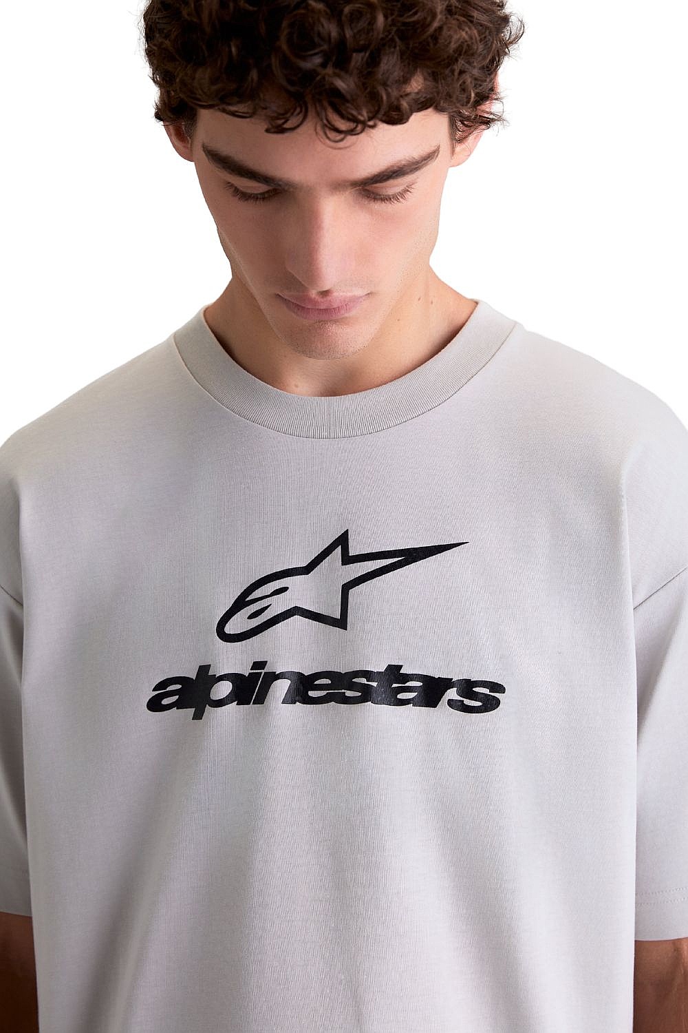 T-Shirt Alpinestars Prelude Oversized CSF - Cement - men´s