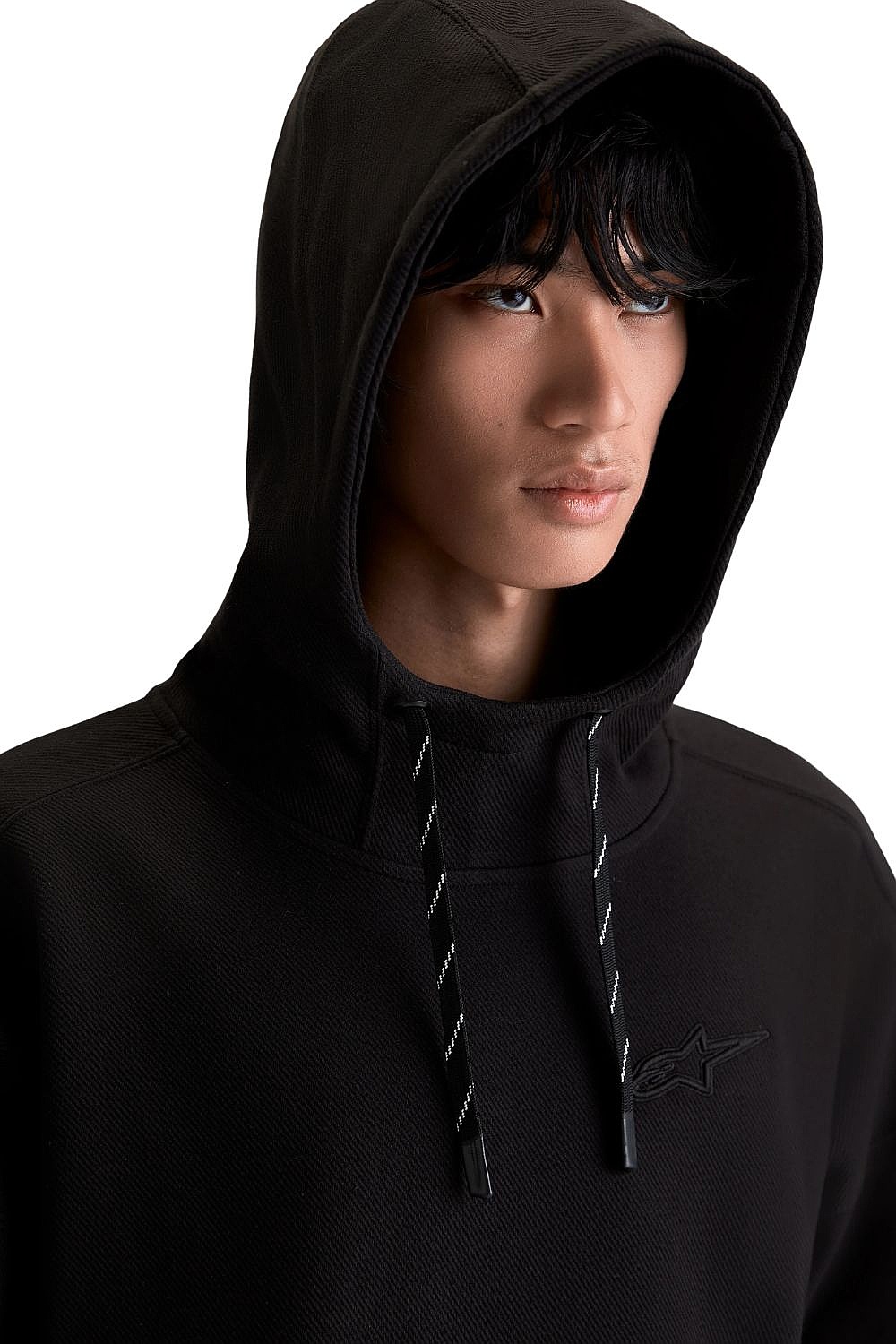 Sweatshirt Alpinestars Camino Textured Oversized Hoodie - Off Black - men´s