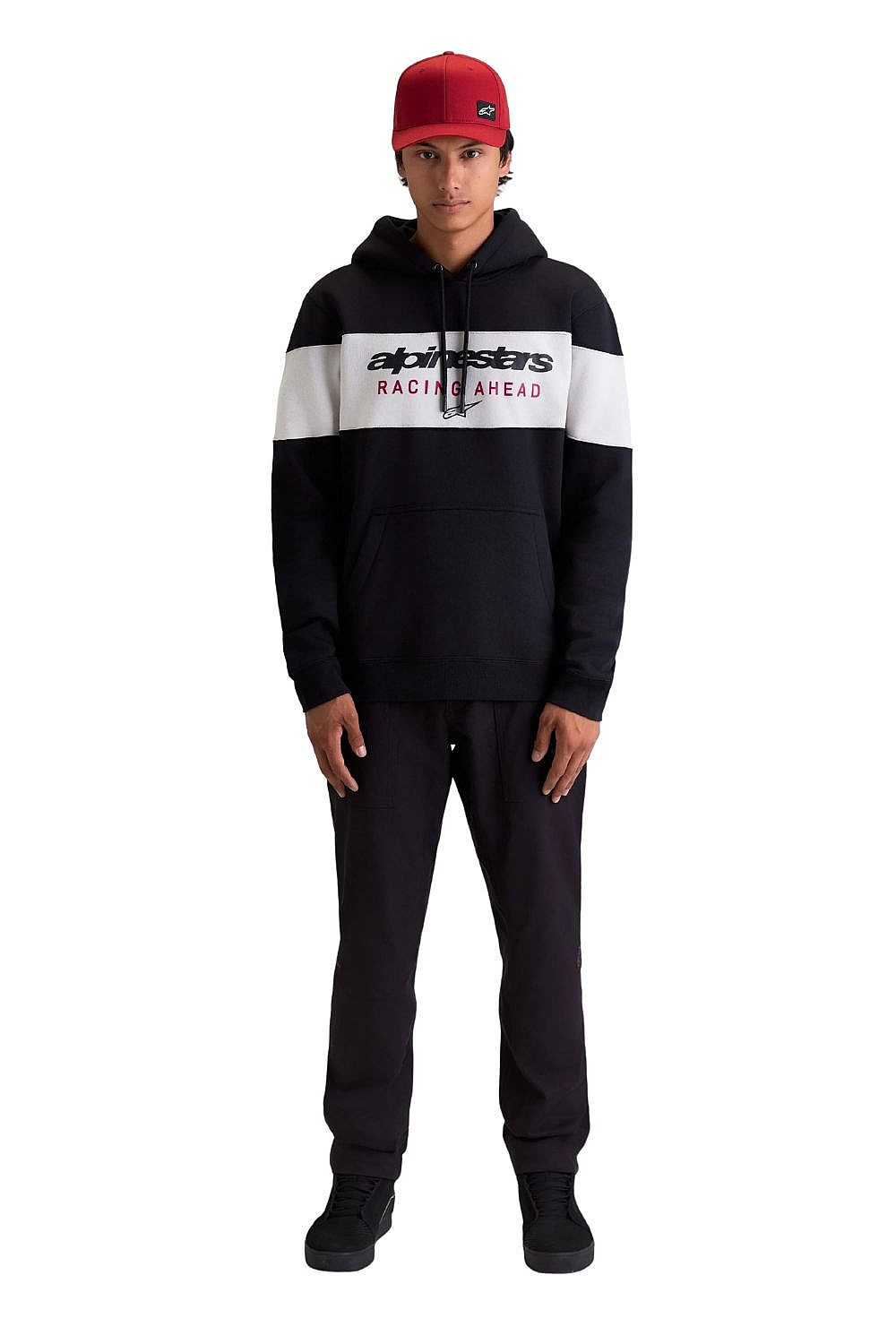 Sweatshirt Alpinestars Cubic Hoodie - Black/Cement - men´s