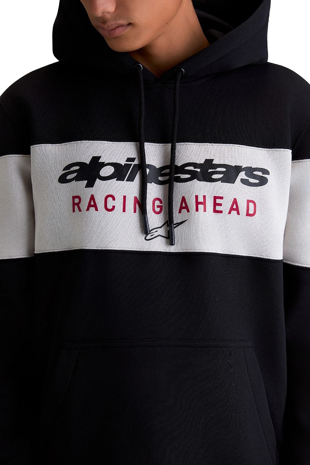 Sweatshirt Alpinestars Cubic Hoodie - Black/Cement - men´s