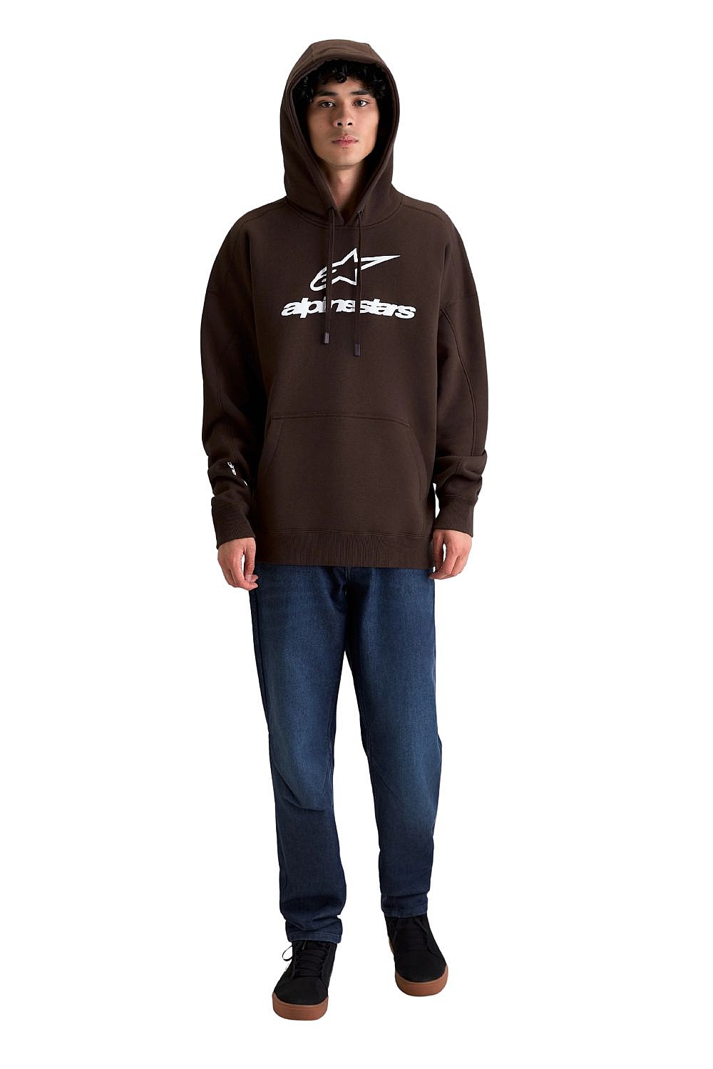 Sweatshirt Alpinestars Prelude Oversized Hoodie - Brown - men´s