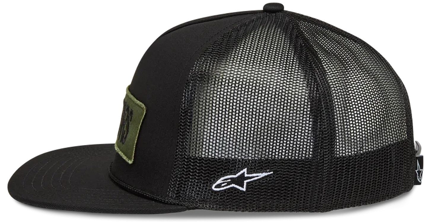 Kappe Alpinestars Ten Trucker - Black/Black - men´s
