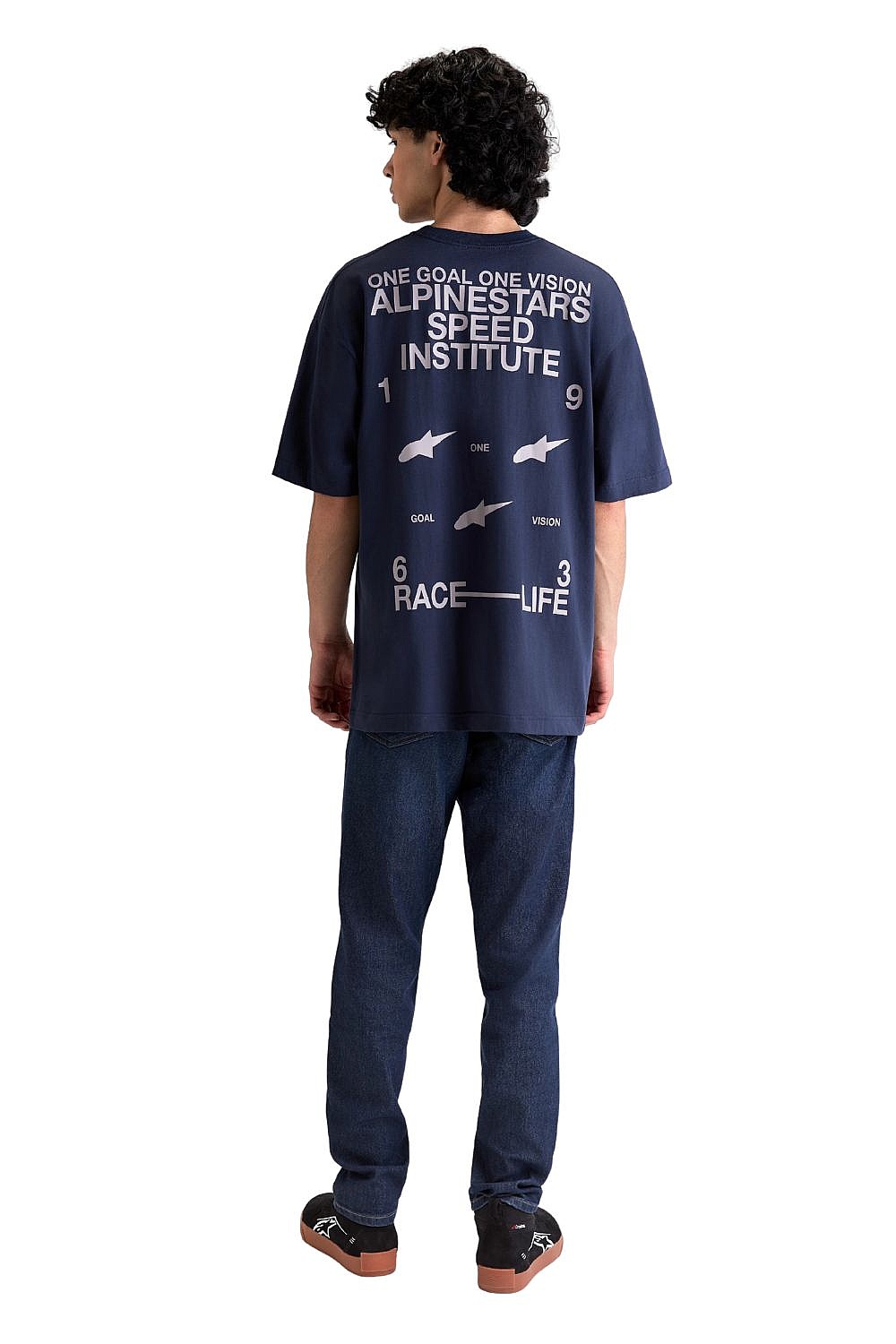 T-Shirt Alpinestars Institute Oversized CSF - Navy - men´s