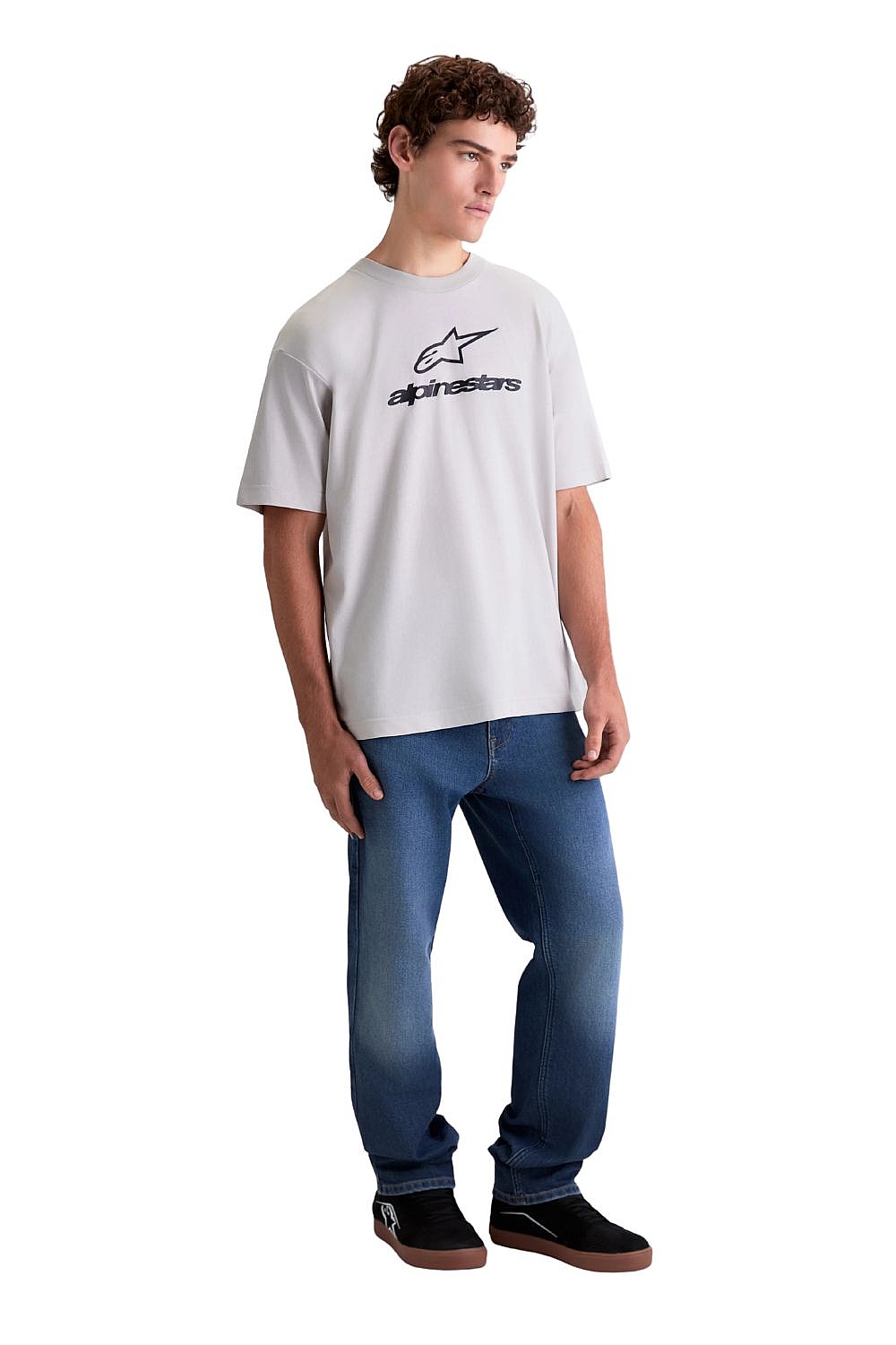 T-Shirt Alpinestars Prelude Oversized CSF - Cement - men´s