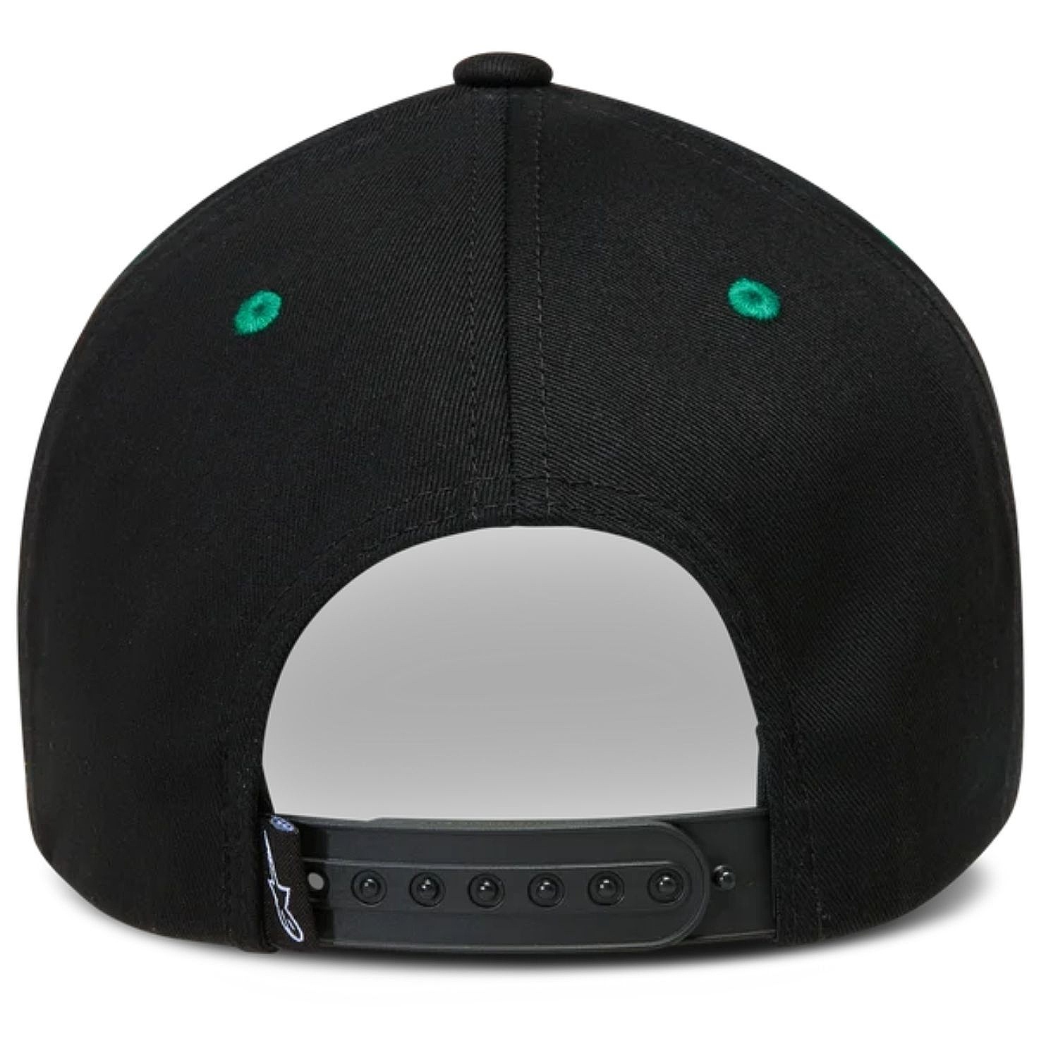 Kappe Alpinestars Retro Snapback - Black/Green - men´s