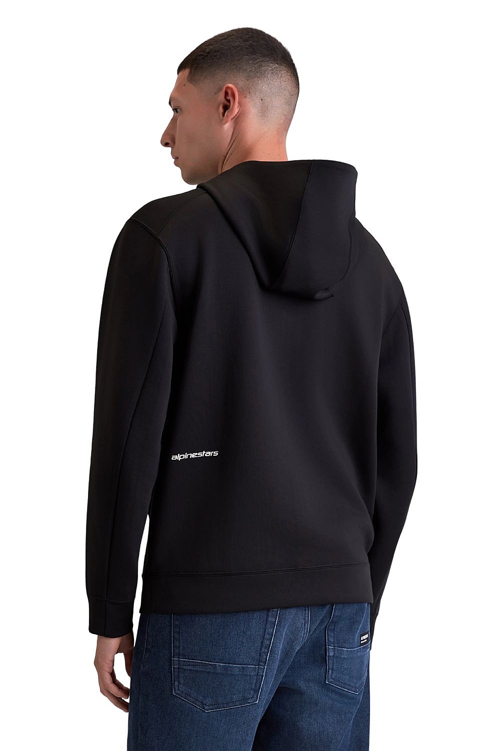 Sweatshirt Alpinestars Cyper Hoodie Zip - Black - men´s