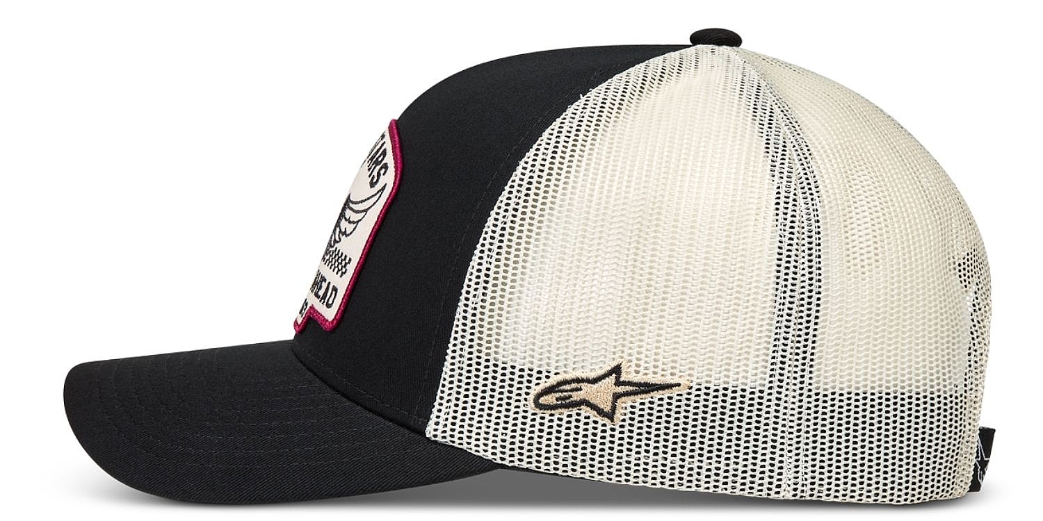 Kappe Alpinestars Heritage Patch Trucker - Black/Natural - men´s