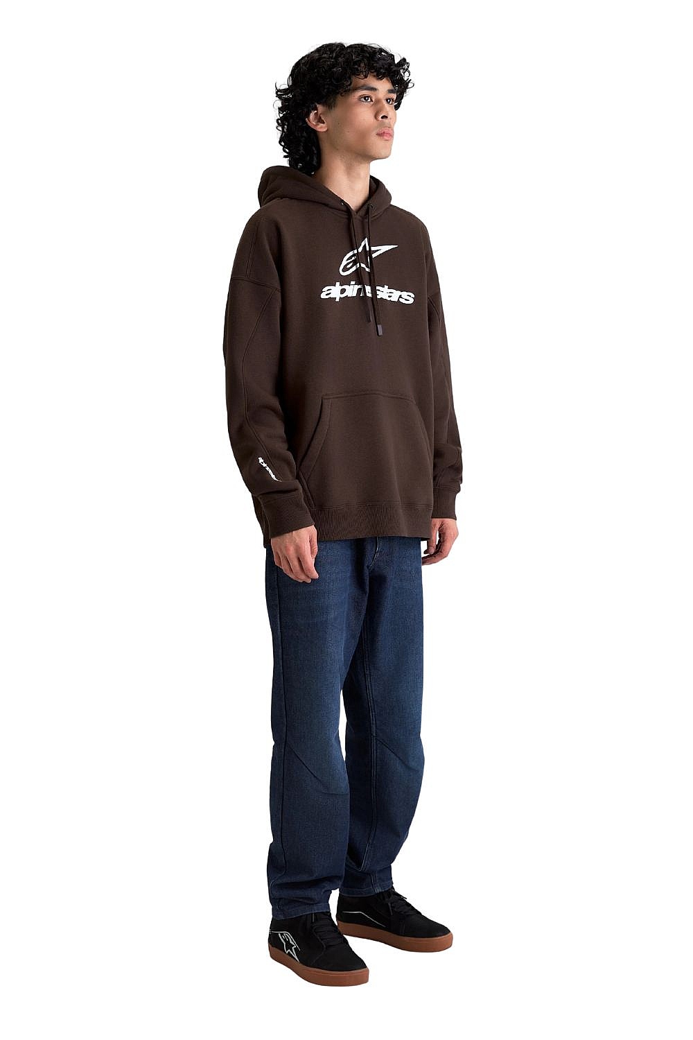 Sweatshirt Alpinestars Prelude Oversized Hoodie - Brown - men´s