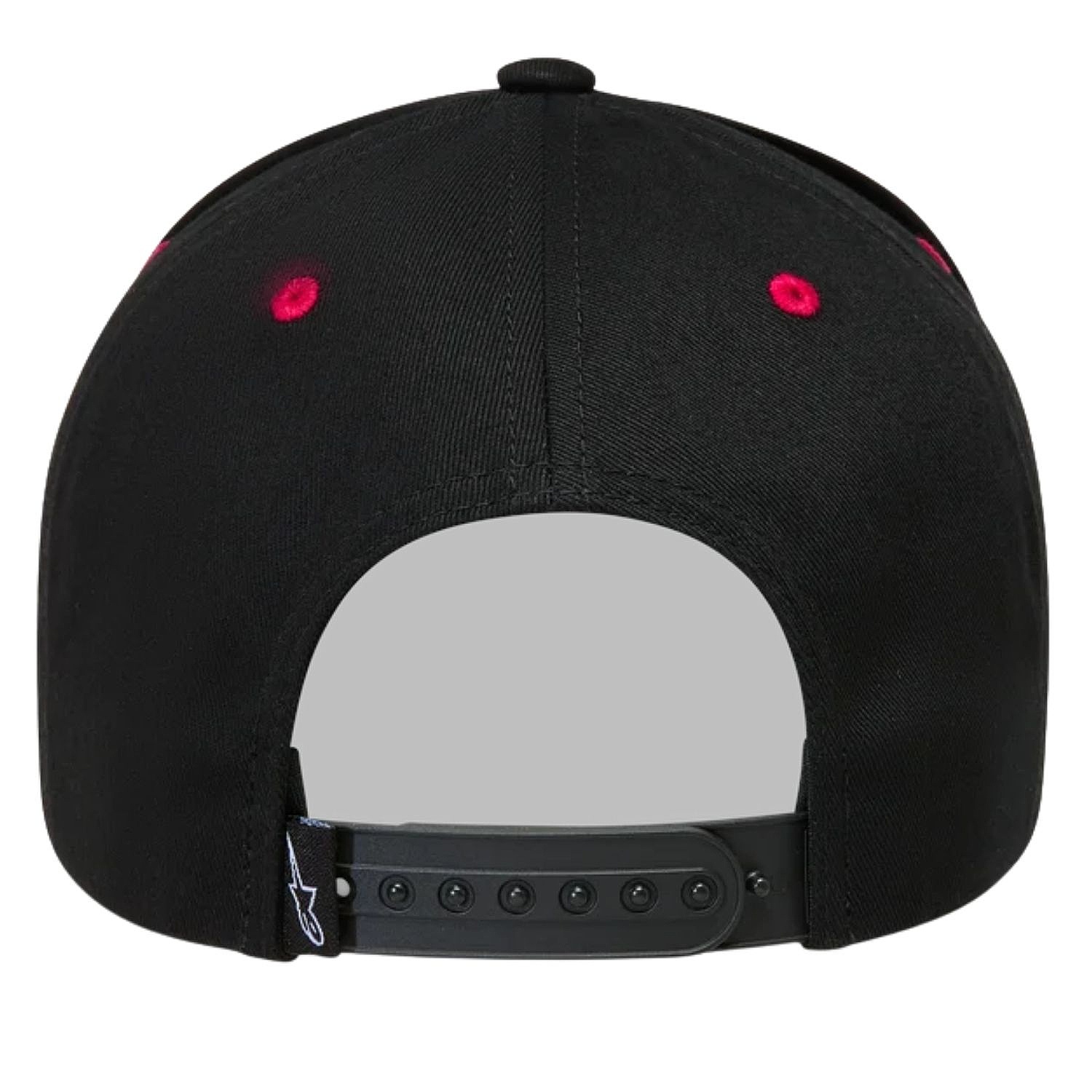 Kappe Alpinestars Retro Snapback - Black/Red - men´s