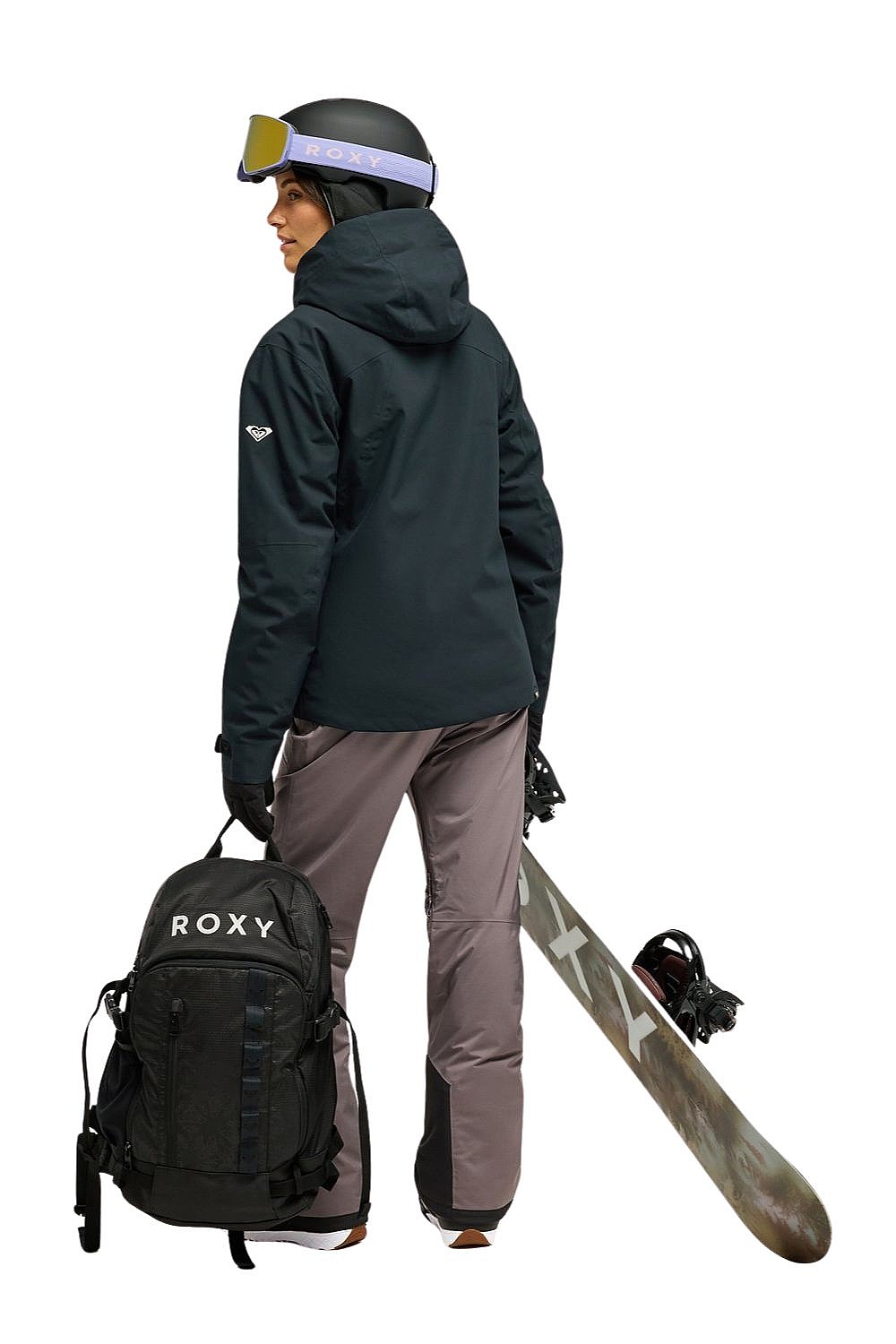 Jacke Roxy 20K Ridgemount - KVJ0/True Black - women´s