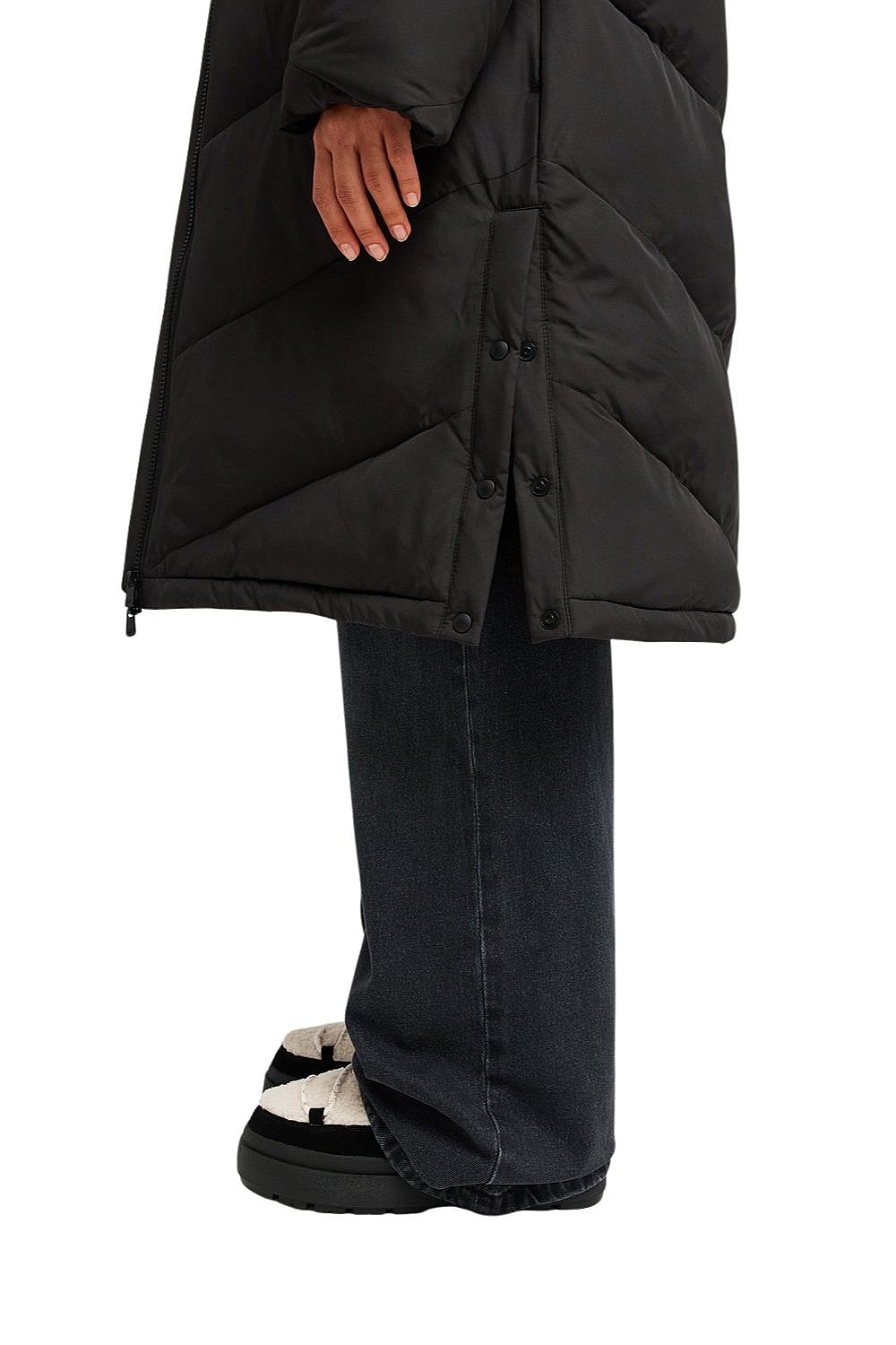 Mantel Roxy Shadow Wave - KVJ0/Anthracite - women´s