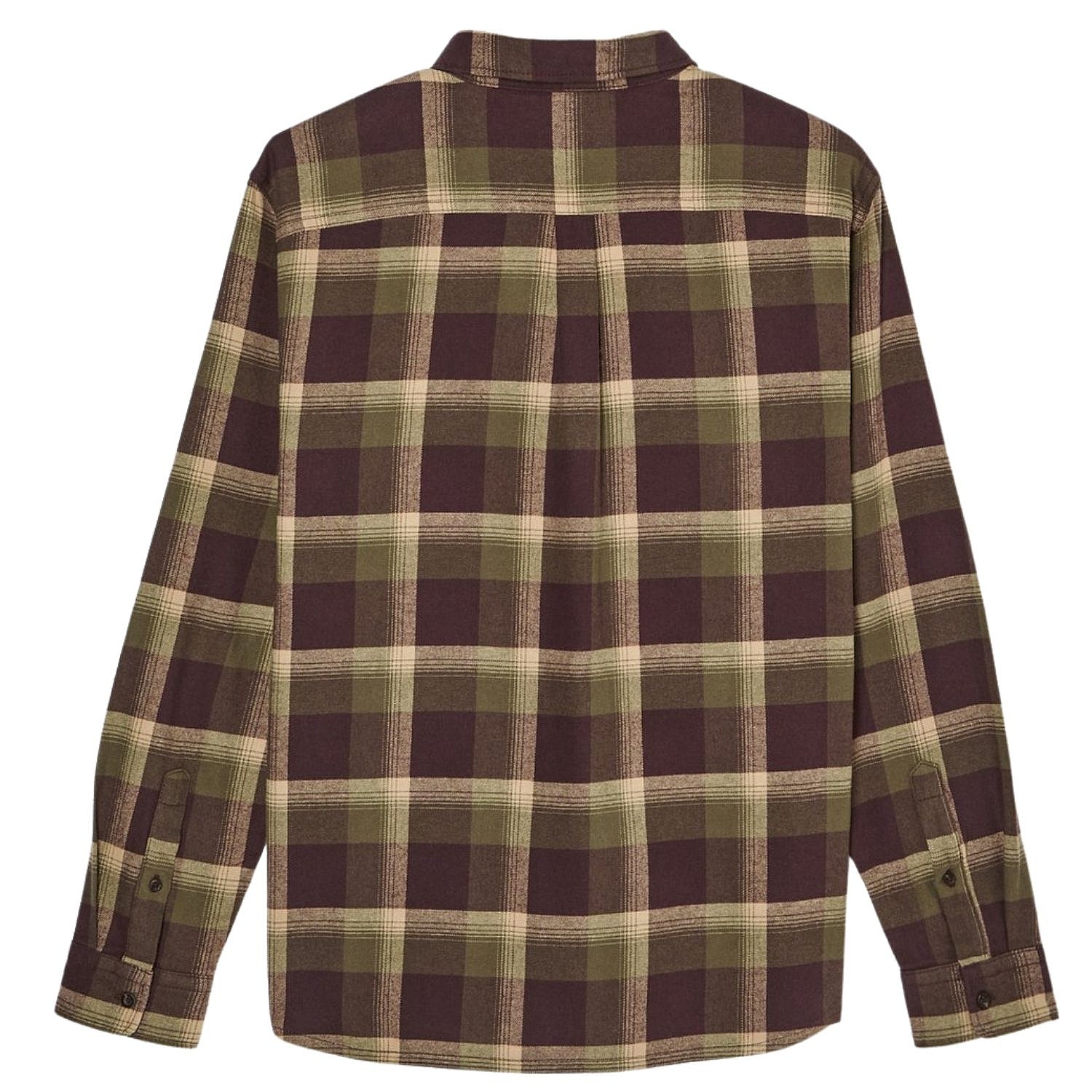 Hemd Quiksilver Motherfly Plaid LS - CRE1/Grape Leaf Motherfly - men´s