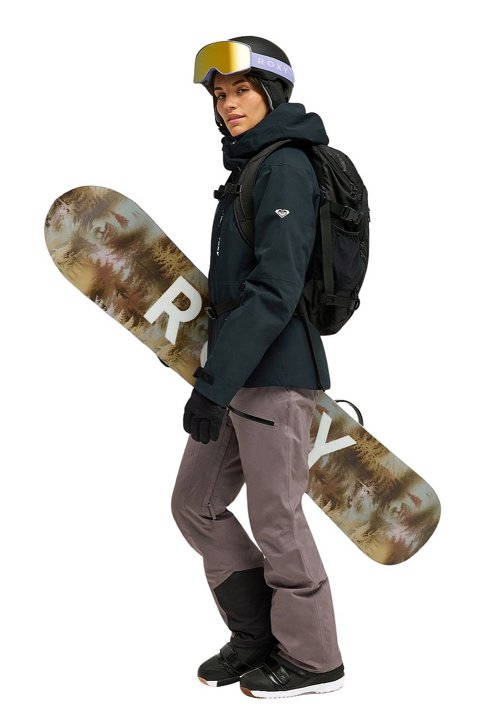 Jacke Roxy 20K Ridgemount - KVJ0/True Black - women´s