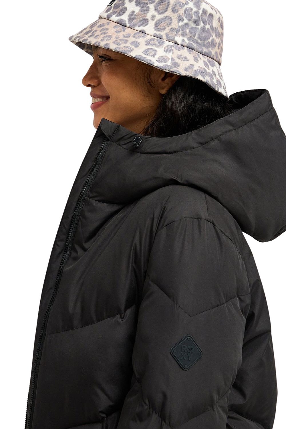 Mantel Roxy Shadow Wave - KVJ0/Anthracite - women´s