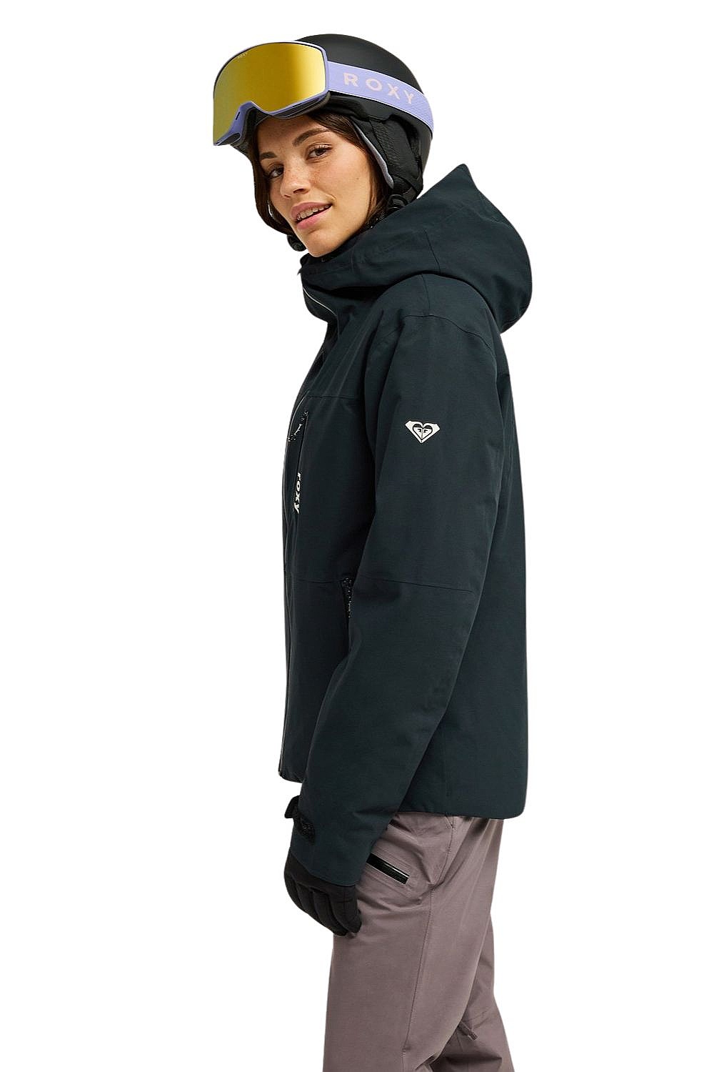 Jacke Roxy 20K Ridgemount - KVJ0/True Black - women´s