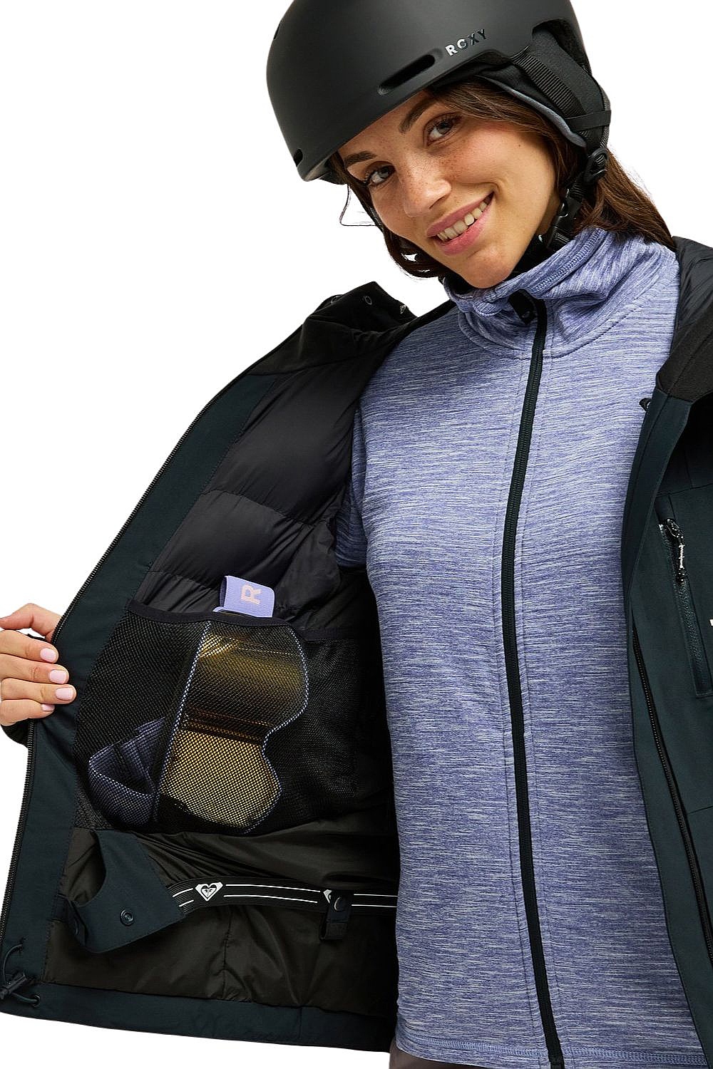 Jacke Roxy 20K Ridgemount - KVJ0/True Black - women´s
