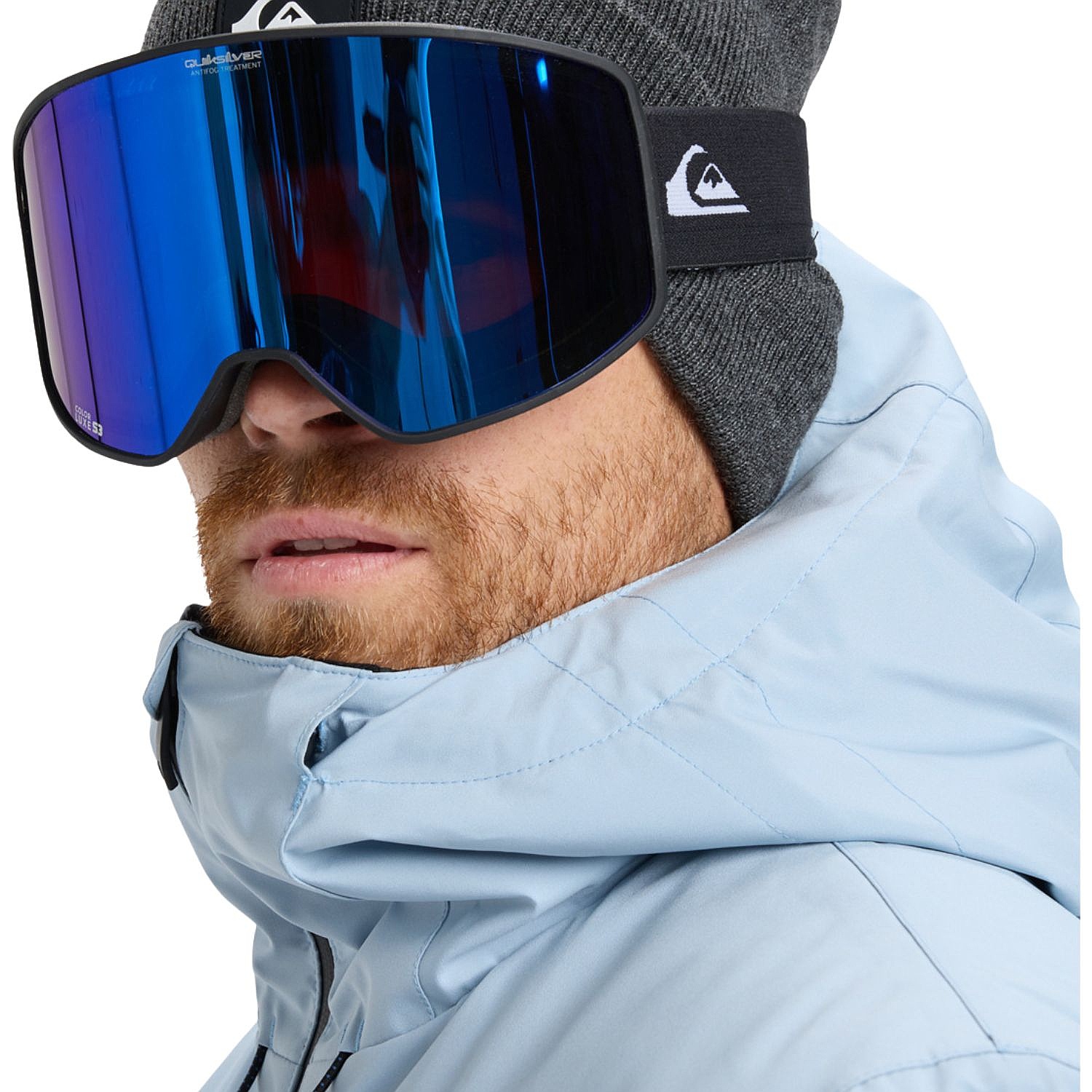 Skibrille Quiksilver Storm - KSD0/Black/Black Clux ML Blue - men´s