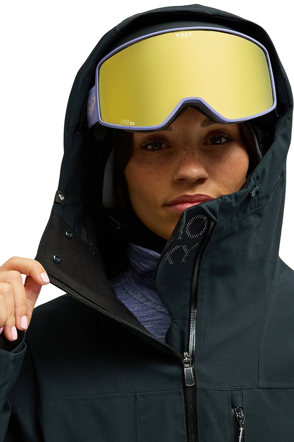 Jacke Roxy 20K Ridgemount - KVJ0/True Black - women´s